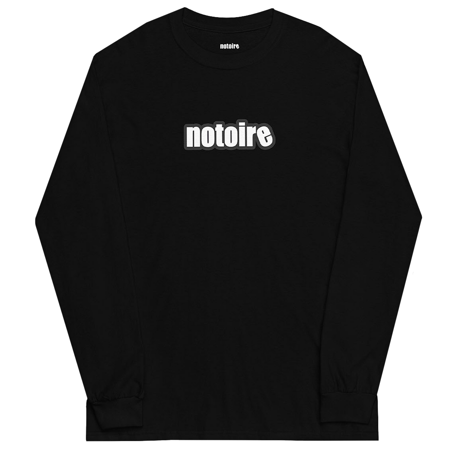 Black Logo Long Sleeve